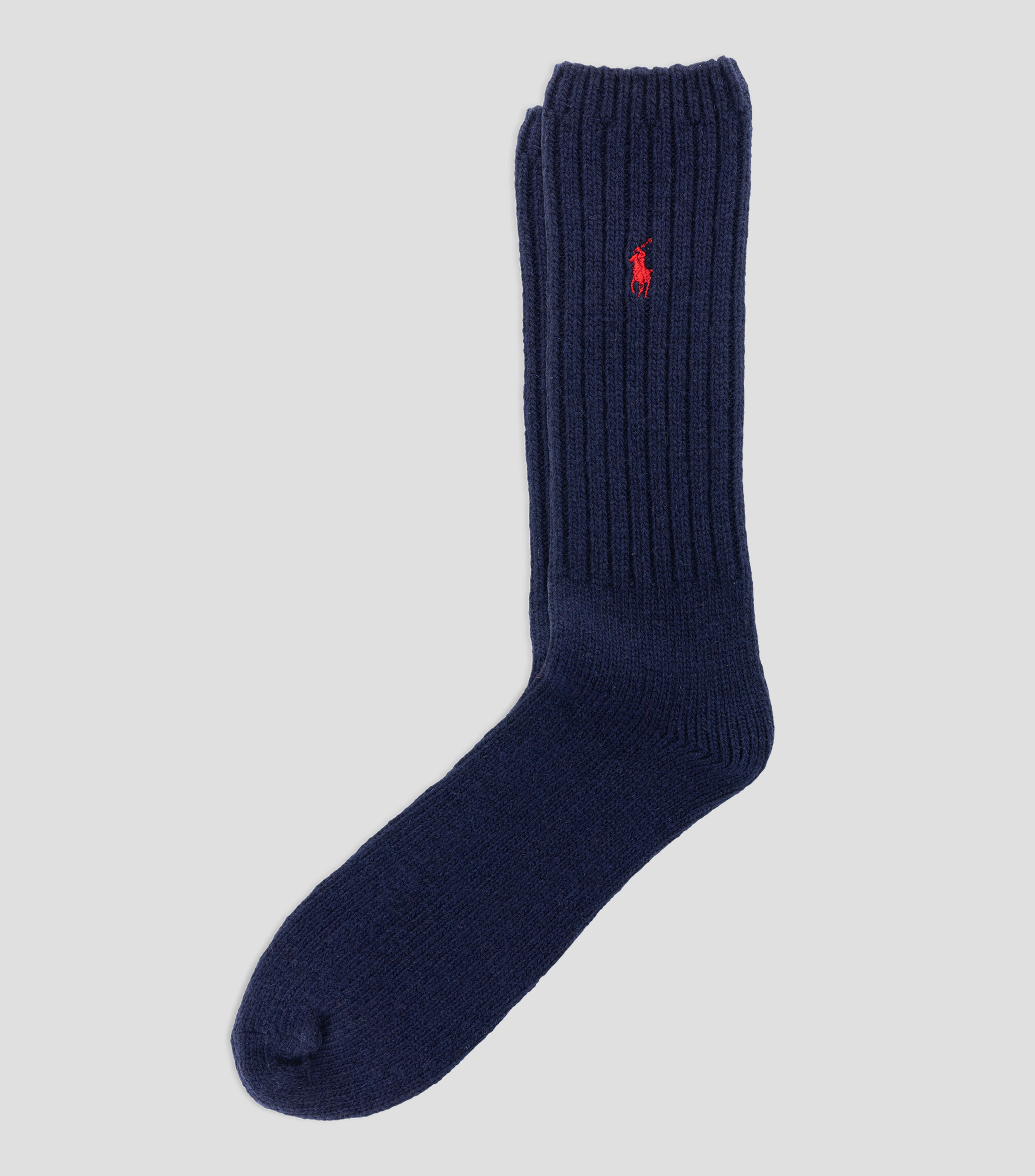 Calcetín crew Solid Wool Rib Boot Hombre